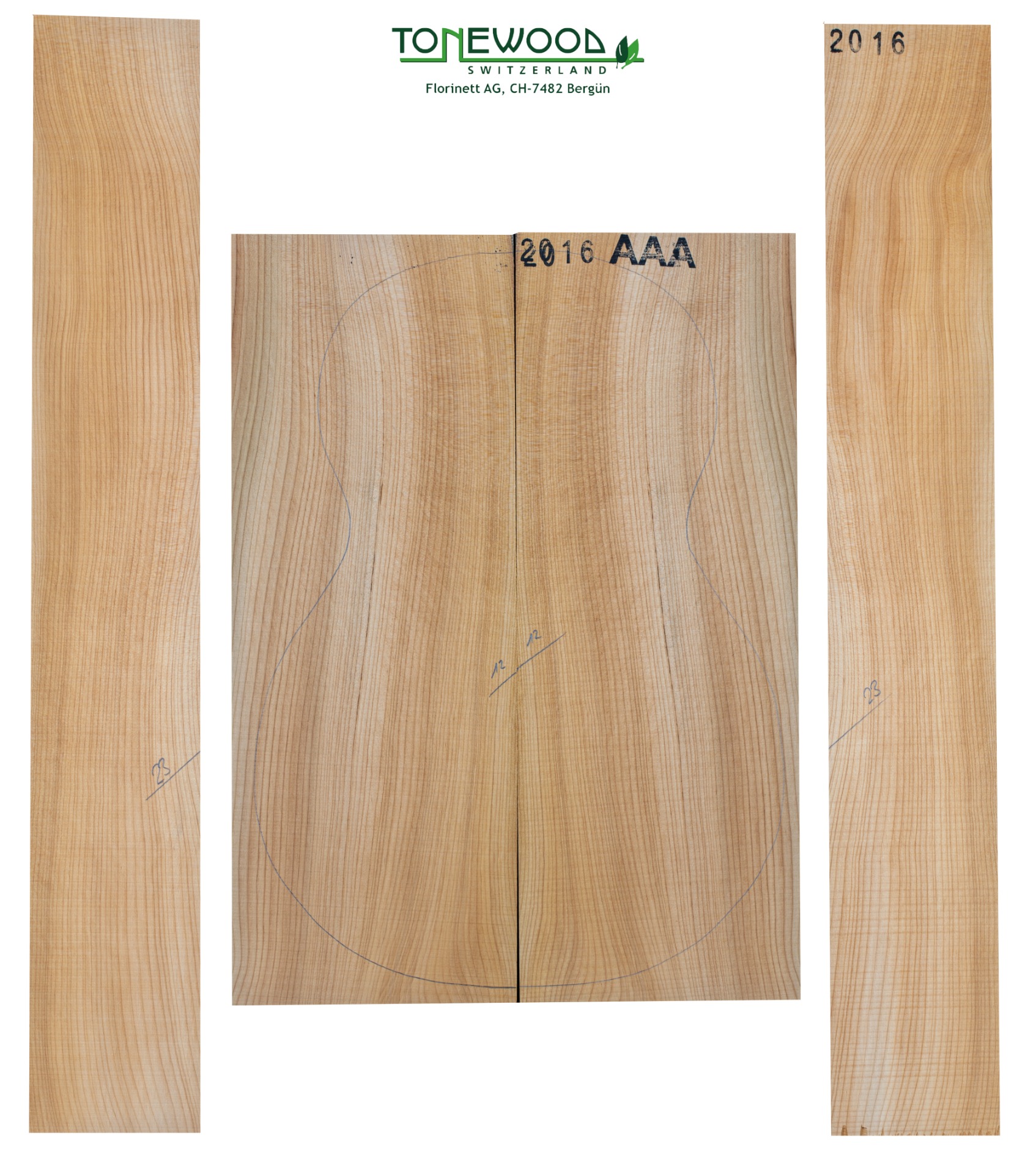 Back/Sides (Hardwood) For Mandolin, Bouzouki & Ukulele